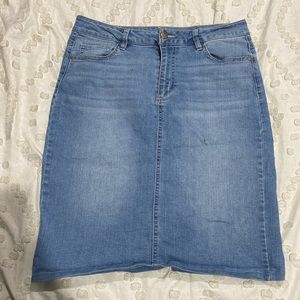 Semi long denim skirt- D JEANS- size 10